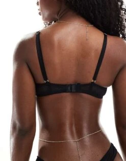 Ann Summers Sexy Lace Padded Balconette Bra In Black For Women -Ann Sum Wear Shop 200503563 3