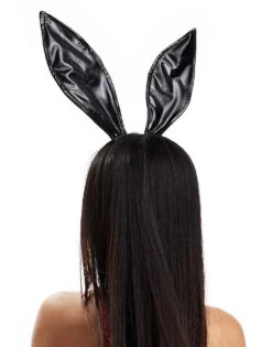 Ann Summers Halloween Vinyl Bunny Ears Headband In Black - BLACK For Women -Ann Sum Wear Shop 204051554 3