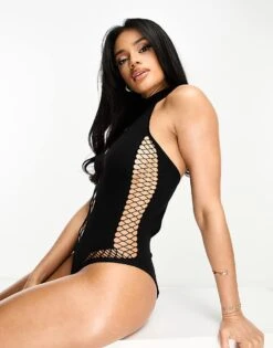 Ann Summers Adella Cut Out Body In Black For Women -Ann Sum Wear Shop 204717620 4