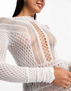 Ann Summers Bridal Janelle Jewelled Dress In White For Women -Ann Sum Wear Shop 204909061 3