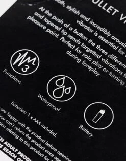 Ann Summers 3 Speed Bullet Vibrator For Unisex No Colour 8 Ann Summers 3 Speed Bullet Vibrator For Unisex No Colour -Ann Sum Wear Shop 205086415 4