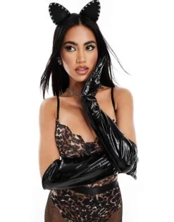 Ann Summers PU Gloves In Black - BLACK For Women -Ann Sum Wear Shop 205414447 1 black 1