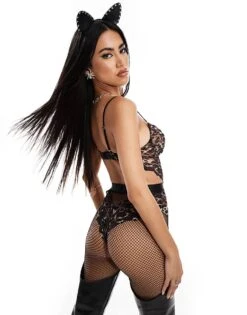 Ann Summers Hold Me Tight Bodysuit In Leopard Print For Women Multi -Ann Sum Wear Shop 205414783 4