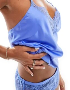 Ann Summers Admiring Cami Set In Blue For Women -Ann Sum Wear Shop 205601814 3