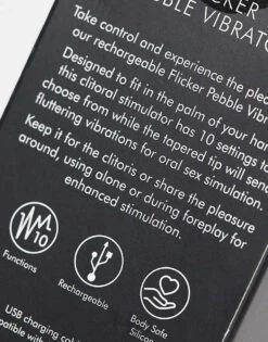 Ann Summers Flicker Pebble Massager Vibrator In Pink For Unisex No Colour -Ann Sum Wear Shop 205642316 3