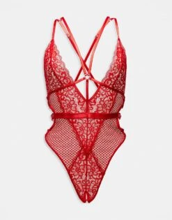 Ann Summers The Obsession Crotchless Body In Red For Women -Ann Sum Wear Shop 205969285 1 red 1