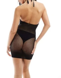 Ann Summers Siren Dress With Diamante Detail In Black For Women -Ann Sum Wear Shop 206079641 3