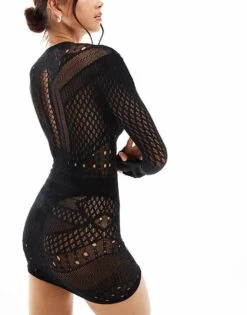 Ann Summers Janelle Mini Dress In Black For Women -Ann Sum Wear Shop 206079759 3