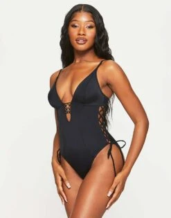 Ann Summers Miami Dreams Soft Swimsuit In Black For Women