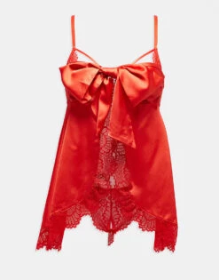 Ann Summers Unwrap Me Babydoll With Crotchless Thong In Red - RED For Women -Ann Sum Wear Shop 206344470 1 red 1