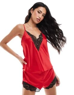 Ann Summers Adoration Cami Set In Red For Women