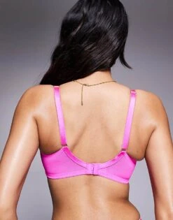 Ann Summers Fuller Bust Shimmering Non Padded Balcony Bra With Floral Embroidery In Pink For Women -Ann Sum Wear Shop 206767427 4