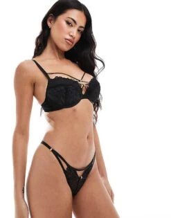 Ann Summers Adorn Me Lace Thong In Black For Women 8 Ann Summers Adorn Me Lace Thong In Black For Women -Ann Sum Wear Shop 206767555 4