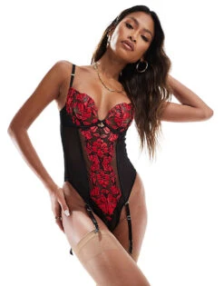Ann Summers The Hero Body In Black/red For Women -Ann Sum Wear Shop 207231631 3