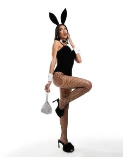 Ann Summers Tuxedo Bunny In Black - BLACK For Women -Ann Sum Wear Shop 207241854 3