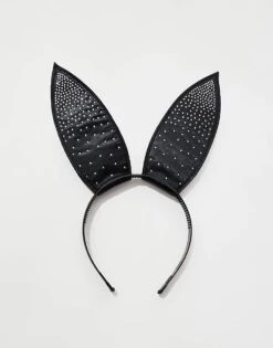 Ann Summers Diamonte Sparkle Bunny Ears In Black - BLACK For Women -Ann Sum Wear Shop 207246410 4
