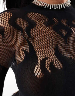 Ann Summers Flaming Desire Body In Black - BLACK For Women -Ann Sum Wear Shop 207246467 2