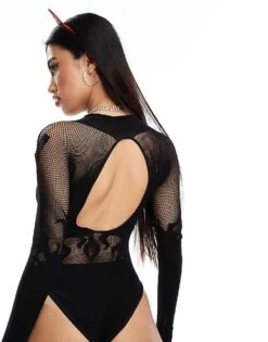 Ann Summers Flaming Desire Body In Black - BLACK For Women -Ann Sum Wear Shop 207246467 4