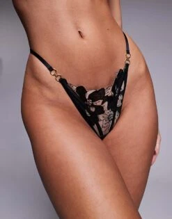 Ann Summers Dark Side Thong In Black For Women -Ann Sum Wear Shop 207279124 1 black 3