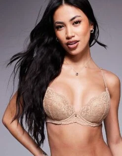 Ann Summers A-G Sexy Lace Plunge Bra In Light Beige - BEIGE For Women -Ann Sum Wear Shop 207459787 4