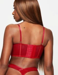 Ann Summers Icon Padded Corset In Red For Women -Ann Sum Wear Shop 207586480 3