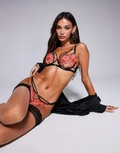 Ann Summers Valentines Faithful Lingerie Set In Red -Ann Sum Wear Shop 207691801 1 red 3