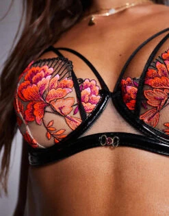 Ann Summers Faithful Fan Non Padded Balcony Bra In Red For Women -Ann Sum Wear Shop 207691801 3