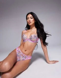 Ann Summers Euphoric Lingerie Set In Pink -Ann Sum Wear Shop 207691881 1 pink