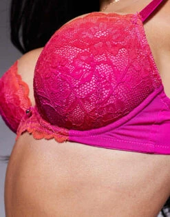 Ann Summers Ann Summer Sexy Lace Padded Plunge Bra In Coral Ombre For Women 6 Ann Summers Ann Summer Sexy Lace Padded Plunge Bra In Coral Ombre For Women -Ann Sum Wear Shop 207692312 2