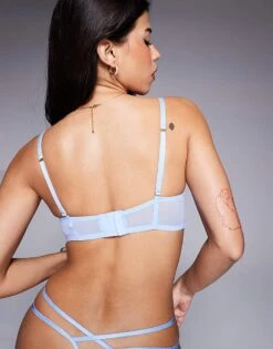 Ann Summers Untold Desire Non Padded Plunge Bra In Light Blue For Women -Ann Sum Wear Shop 207755357 3