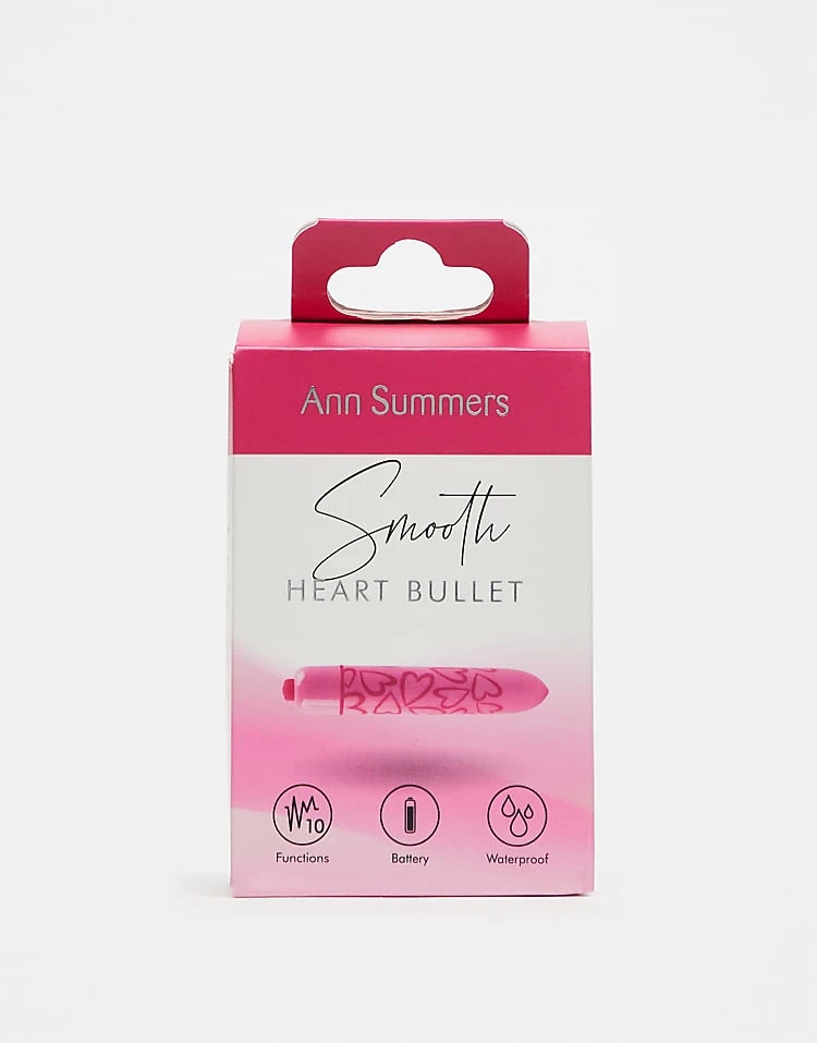 Ann Summers Heart Print Bullet Vibrator For Unisex No Colour 4 Ann Summers Heart Print Bullet Vibrator For Unisex No Colour - Image 4