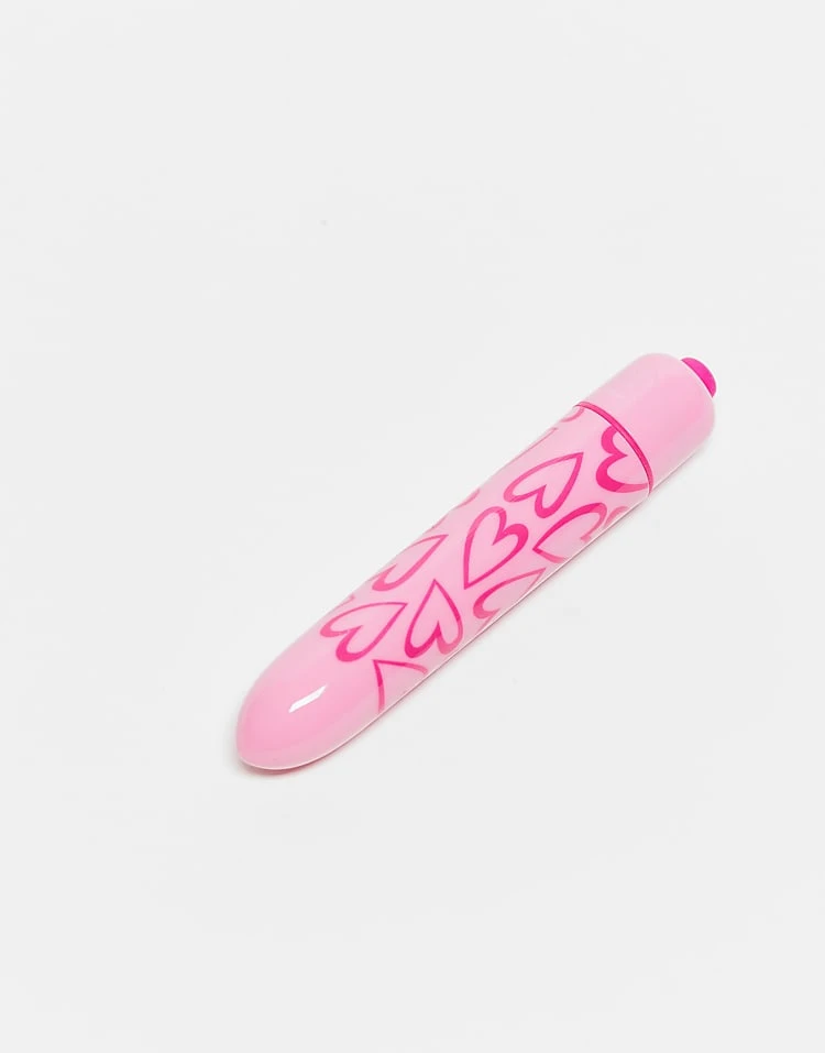Ann Summers Heart Print Bullet Vibrator For Unisex No Colour 3 Ann Summers Heart Print Bullet Vibrator For Unisex No Colour - Image 3