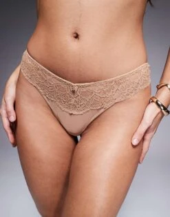 Ann Summers Sexy Lace Thong In Light Beige - BEIGE For Women -Ann Sum Wear Shop 207859245 1 beige 1