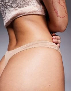 Ann Summers Sexy Lace Thong In Light Beige - BEIGE For Women -Ann Sum Wear Shop 207859245 4