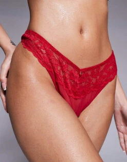 Ann Summers Sexy Lace Thong In Red For Women -Ann Sum Wear Shop 207923082 4