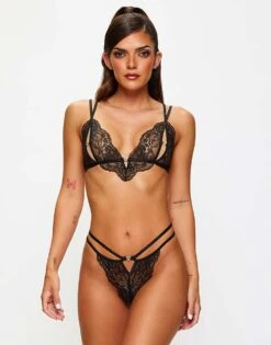Ann Summers Diamond Heart Crotchless Set In Black For Women -Ann Sum Wear Shop 207942807 1 black 1