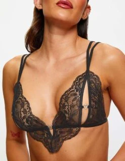 Ann Summers Diamond Heart Crotchless Set In Black For Women -Ann Sum Wear Shop 207942807 4
