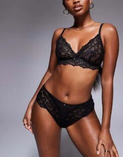 Ann Summers Sexy Lace Non Padded Bralette In Black For Women