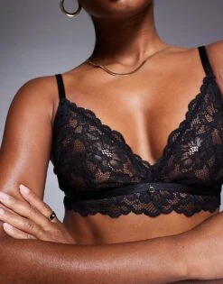 Ann Summers Sexy Lace Non Padded Bralette In Black For Women 8 Ann Summers Sexy Lace Non Padded Bralette In Black For Women -Ann Sum Wear Shop 207954156 4