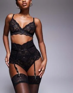 Ann Summers Sexy Lace Waspie In Black For Women -Ann Sum Wear Shop 207977095 1 black 1