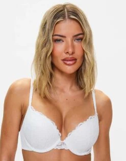Ann Summers Sexy Lace Padded Plunge Bra 2 Pack In White For Women -Ann Sum Wear Shop 208083844 3