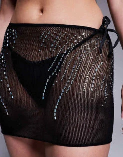 Ann Summers Summer Siren Swim Skirt In Black For Women -Ann Sum Wear Shop 208111779 3