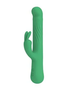 Ann Summers Valentines Ripple Wave Silicone Rabbit Vibrator In Green For Women