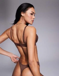 Ann Summers A-G Sexy Lace Plunge Bra In Brown - BROWN For Women 7 Ann Summers A-G Sexy Lace Plunge Bra In Brown - BROWN For Women -Ann Sum Wear Shop 208193117 3