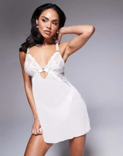 Ann Summers Unmistakeable Chemise In White For Women -Ann Sum Wear Shop 208194948 2