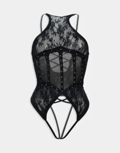 Ann Summers Deep Devotion Body In Black For Women